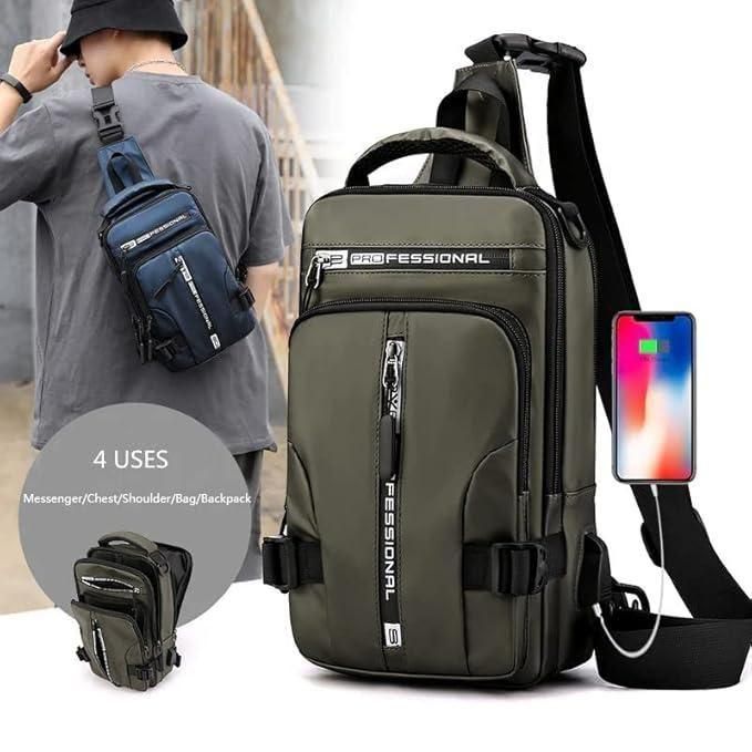 Sling Bag with USB Charging Port Sling Bag with USB Charging Port